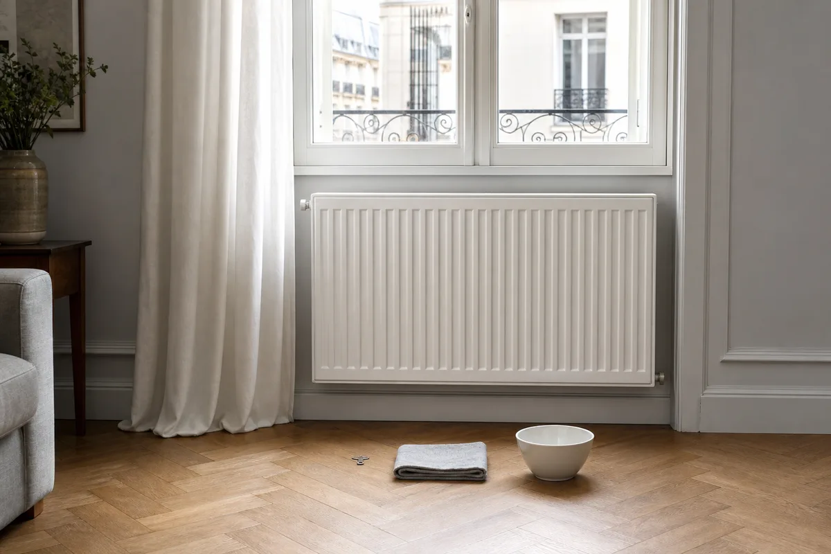 Purger un radiateur de chauffage collectif : mode d'emploi